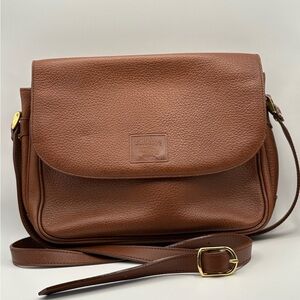 Burberry Vintage Nova Check Brown Leather Shoulder Bag. Great Vintage Piece